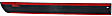 Rear, Driver Side Door Molding and Beltlines, Black, With Chrome Trim, 8 Cyl., 4.6L Engine