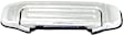 Rear, Passenger Side Chrome Exterior Door Handle, Without Key Hole, Sport Utility