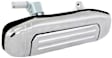 Rear, Passenger Side Chrome Exterior Door Handle, Without Key Hole, Sport Utility