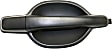 Rear, Passenger Side Textured Black Exterior Door Handle, Without Key Hole, Sport Utility