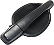 Rear, Passenger Side Textured Black Exterior Door Handle, Without Key Hole, Sport Utility