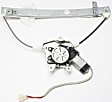 Sedan Rear, Driver Side Power Window Regulator, With Motor