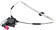 Rear, Passenger Side Window Regulator, Power, With 2-Prong Connector
