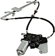 Rear, Driver Side Window Regulator, Power, With 6-Prong Connector, Base Model