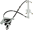 Rear, Driver Side Window Regulator, Power, With 6-Prong Connector, Base Model