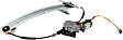 Rear, Driver Side Window Regulator, Power, 8 Cyl., 4.6L Engine