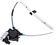 Rear, Driver Side Power Window Regulator, With Motor