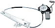 Rear, Driver Side Power Window Regulator, With Motor
