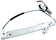Rear, Driver Side Power Window Regulator, With Motor