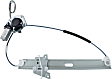 Rear, Driver Side Power Window Regulator, With Motor
