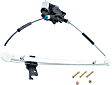 Rear, Passenger Side Window Regulator, Power, With 2-Prong Connector