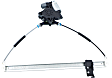 Rear, Passenger Side Window Regulator, Power, With 2-Prong Connector