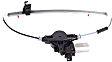 Rear, Passenger Side Power Window Regulator, With Motor