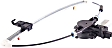 Rear, Passenger Side Power Window Regulator, With Motor