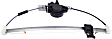 Rear, Passenger Side Power Window Regulator, With Motor