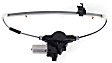 Rear, Driver Side Power Window Regulator, With Motor
