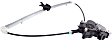 Rear, Driver Side Window Regulator, Power, With 2-Prong Connector