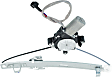 Rear, Passenger Side Power Window Regulator, With Motor
