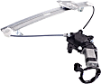 Rear, Driver Side Power Window Regulator, With Motor