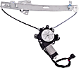 Rear, Driver Side Power Window Regulator, With Motor