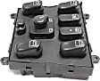 Rear, Driver or Passenger Side Window Switch Black 8 Buttons