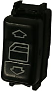 1990 Mercedes Benz 190E - Front Or Rear, Driver Side Window Switch, Black