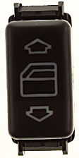 1990 Mercedes Benz 190E - Front Or Rear, Driver Side Window Switch, Black