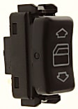 1990 Mercedes Benz 190E - Front Or Rear, Driver Side Window Switch, Black
