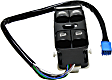 Front Driver Side Window Switch, Black, 5-Buttons