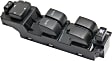 Front, Driver Side Window Switch, Black, For Models with Driver and Passenger Auto Down, with Driver and Passenger Auto Down