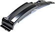 Front, Passenger Side Fender Trim, Textured Black, Base Model