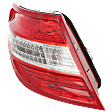 Driver Side Halogen Tail Light, Without bulb(s), OE Replacement