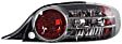 Passenger Side Tail Light, without Bulb, Halogen, Clear and Red Lens