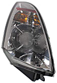 Passenger Side Tail Light, with Bulb, Halogen, Clear and Red Lens