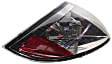 Driver Side Tail Light, with Bulb, Halogen, Clear and Red Lens