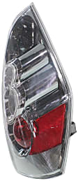 Passenger Side Tail Light, with Bulb, Halogen, Clear and Red Lens