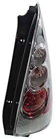Passenger Side Tail Light, with Bulb, Halogen, Clear and Red Lens