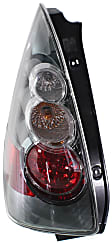 Driver Side Tail Light, with Bulb, Halogen, Clear and Red Lens