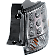 Passenger Side, Outer Tail Light, with Bulb, Halogen, Clear Lens