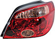 Passenger Side Tail Light, with Bulb, Halogen, Amber, Clear and Red Lens