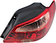 Passenger Side Tail Light, with Bulb, Halogen, Amber, Clear and Red Lens