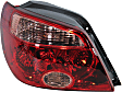 Driver Side Tail Light, with Bulb, Halogen, Amber, Clear and Red Lens