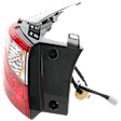 Driver Side Tail Light, With bulb(s), Halogen, Clear and Red Lens, CAPA CERTIFIED