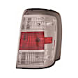 Passenger Side Tail Light, with Bulb, Halogen, Red Lens, CAPA CERTIFIED