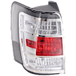 Driver Side Tail Light, with Bulb, Halogen, Red Lens