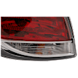 Driver Side Tail Light, with Bulb, Halogen, Clear Lens, CAPA CERTIFIED