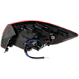 Driver Side, Outer Tail Light, with Bulb, Halogen, Clear and Red Lens, 6 Cyl., 3.7L Engine