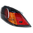 Passenger Side, Outer Tail Light, with Bulb, Halogen, Clear Lens