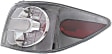 Passenger Side Tail Light, with Bulb, Halogen, Clear and Red Lens