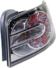 Passenger Side Tail Light, with Bulb, Halogen, Clear and Red Lens, CAPA CERTIFIED